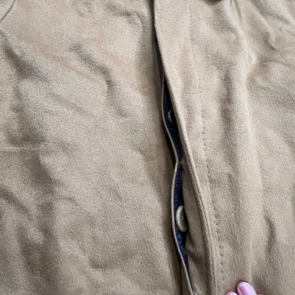 Riccardo Fazzi Cashmere Wool Blend Single Breast Men's Camel Coat 3XL - Picture 10 of 15